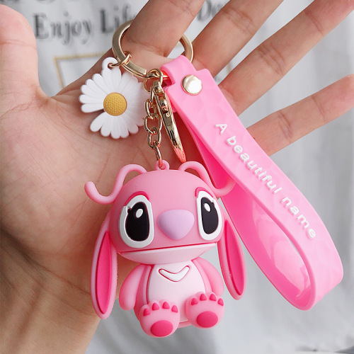 Cute Stitch Doll Cartoon Keychain Creative Couple Bag Car Pendant Small Gift Small Commodity Wholesale