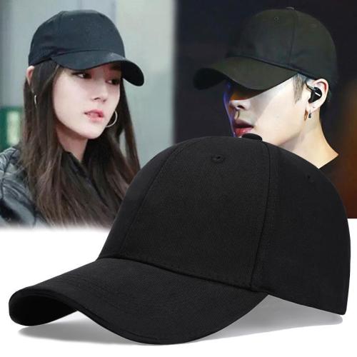 wholesale hat cotton six-piece baseball cap men‘s and women‘s peaked cap advertising hat outdoor sun hat glossy hat in stock