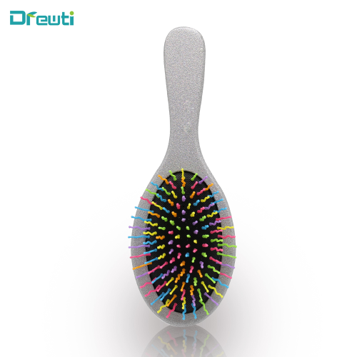 factory direct wholesale lotus color needle glitter handle airbag air cushion head massage comb bamboo comb hair comb