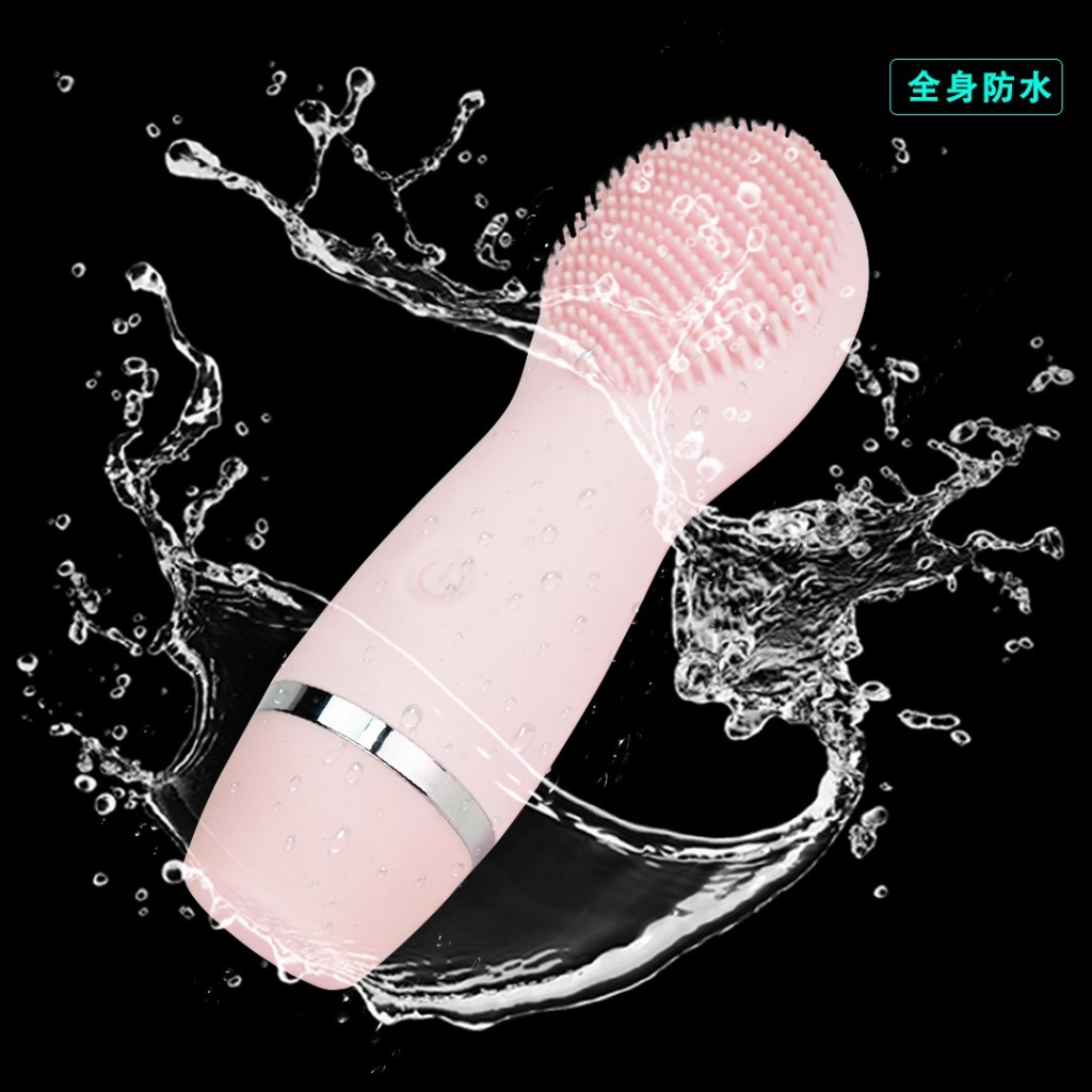 Silicone facial cleansing device, electric facial cleansing device, wireless charging, ultrasonic facial cleansing machine, deep cleansing brush pic 1