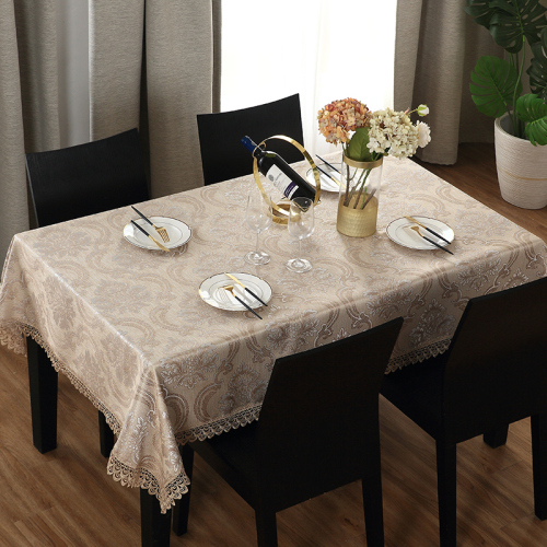 European Table Cloth Coffee Table Fabric Oval Table Cloth Rectangular Lace Table Mat Lace Desk Tablecloth Ins