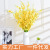 5 Fork Yellow Dancing-Lady Orchid Simulation High-End Flower Wedding Home Decoration Literary Heart Phalaenopsis Fake Bouquet Factory Wholesale