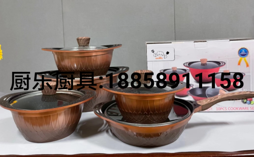 Die-Cast Aluminum Pot Flower Basket Ten-Year Set Soup Pot Stew Pot Cooking Pot Kitchen Supplies Pot spot Supply Large Quantity Wholesale