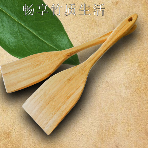 Factory Direct Second-Line Creative Shovel Spoon Hotel Kitchen Tableware Bamboo Rice Shovel Non-Stick Pan 