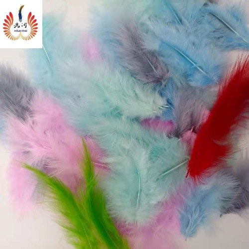 true feathers turkey feather ornament crafts clothing accessories inflatable bb ball filling feather accessories wholesale