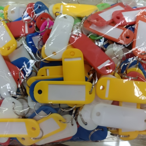 plastic key card rental color number plate key artifact label management marking card key chain key ring