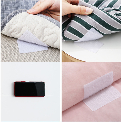 Household Bed Sheet leather Sofa Cushion Towel Holder Anti-Mobile Anti-Running Nail Needle-Free Carpet Non-Slip Sticky Velcro