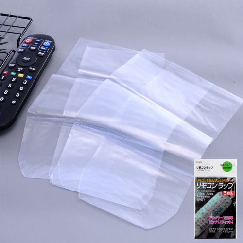 tv remote control protective film heat shrinkable remote control film heat plastic film remote control case protective cover 5 pack