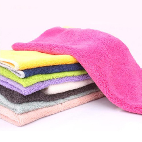Household Scouring Pad Multifunctional Microfiber Towel Kitchen Cleaning Towel Double-Sided and Water-Absorbing Towel Bowl Brush Towel Rag