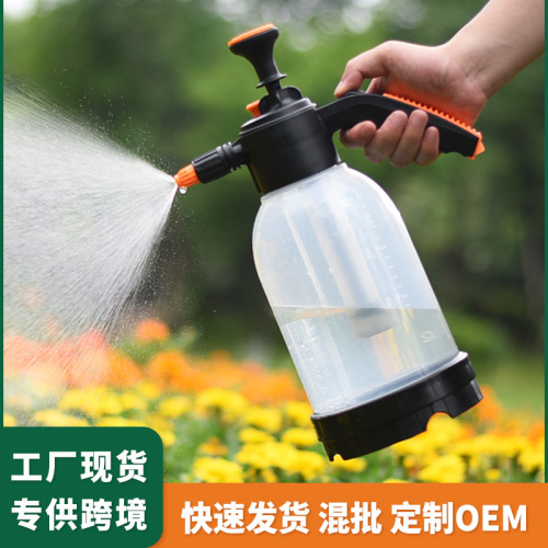 Transparent Sprinkling Can Watering Household Disinfectant Pneumatic Sprayer High Pressure Watering Pot Watering Watering Watering Can 2L