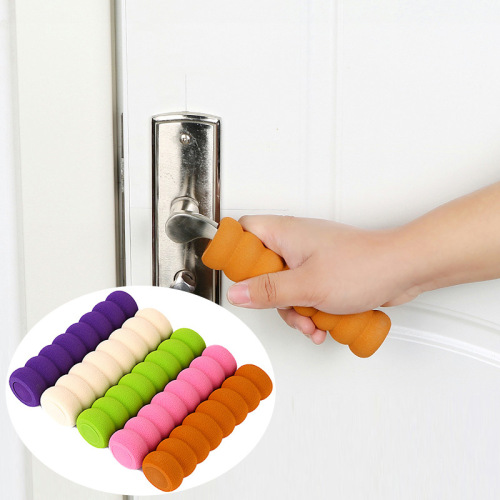 Thickened Spiral Type Children‘s Anti-Collision Door Handle Protective Cover Silencer Anti-Skid Anti-Collision Cover Anti-Collision Pad Door Handle Gloves