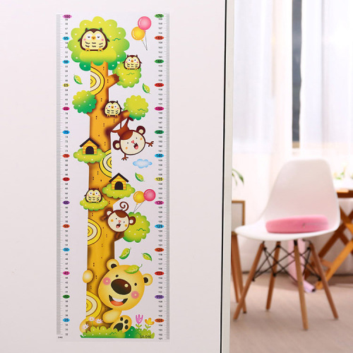 Giraffe Visual Chart Style Children‘s Cartoon Height Sticker Wall Stickers Children‘s Room Kindergarten Wall Stickers Wholesale