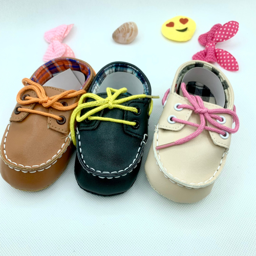 baby shoes small leather shoes super soft fashion trend casual lace-up baby shoes toddler shoes manufacturers