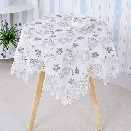 Simple Fabric Tablecloth Small Fresh Light Luxury Home Coffee Table Small round Table Cover Cloth Table Cloth Rectangular Square Pastoral