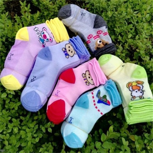spring and summer mesh boys girls children socks cartoon tube baby socks stall supply manufacturers