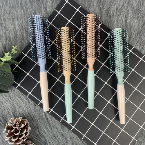 Curly Hair Comb Fluffy Curling Comb Variety Hair Inner Buckle Air Bangs Blowing Styling Hair Salon Cylinder Curling Comb for Men and Women