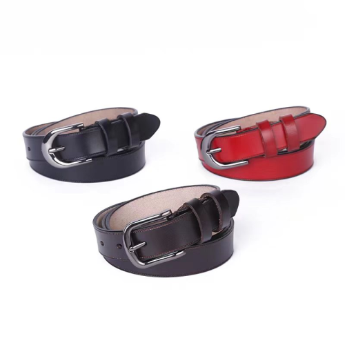 new 3.0 decorative belt female european and american personality fashion thin belt antique cowhide pin buckle women‘s belt in stock