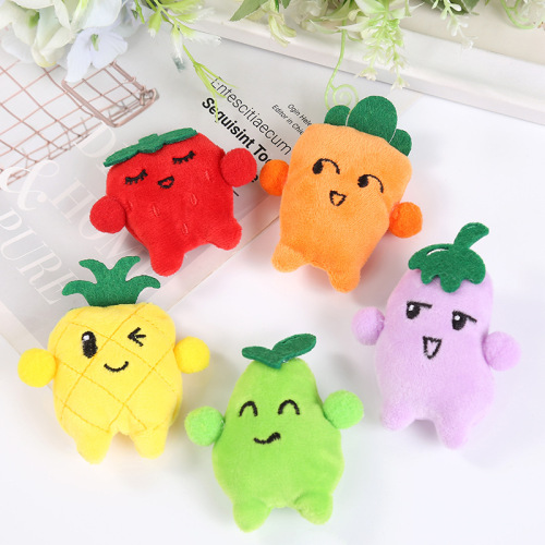 Plush Toy Scratching Doll Machine Doll Vegetable Fruit Cartoon Headwear Accessories Shoes Socks Bag Material Fabric Accessories 