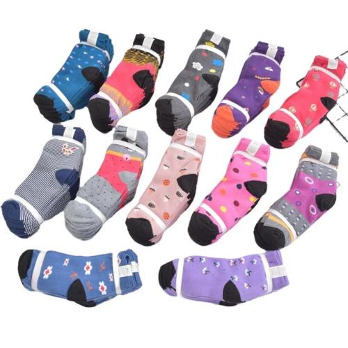 Socks Women‘s Middle-Aged and Elderly Casual Middle Tube Cotton Socks Old Lady Socks Thickened Cartoon Women‘s Socks Stall Supply
