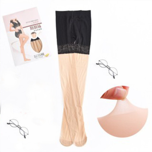anti-wolf stockings women‘s thin anti-exposure two-in-one hip lifting breathable any cut bottoming pantyhose