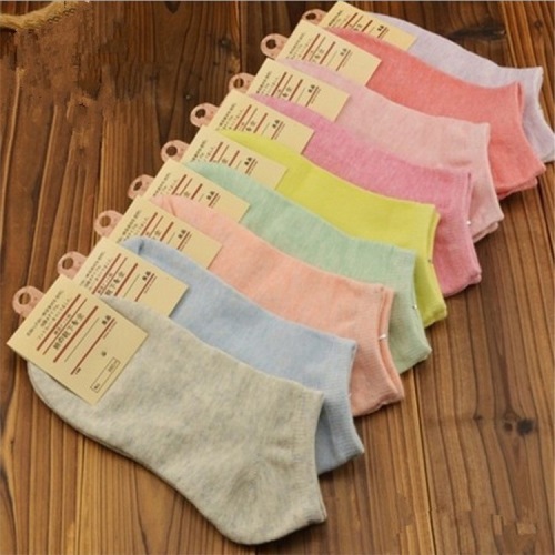 japanese solid color boat socks female candy color invisible shallow mouth women‘s socks summer color cute cotton socks stall socks