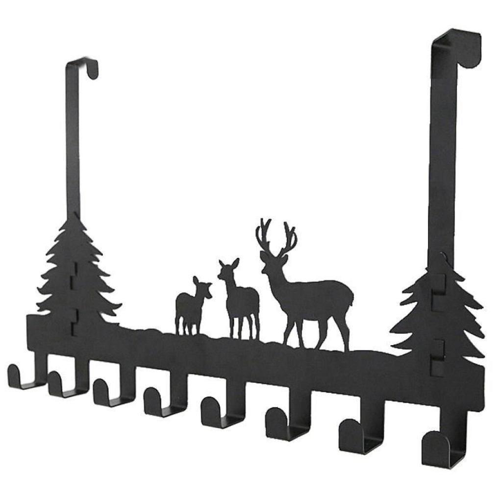 门后挂钩挂衣架卧室门免打孔衣钩衣服挂架壁挂墙壁厨房门上置物架详情1