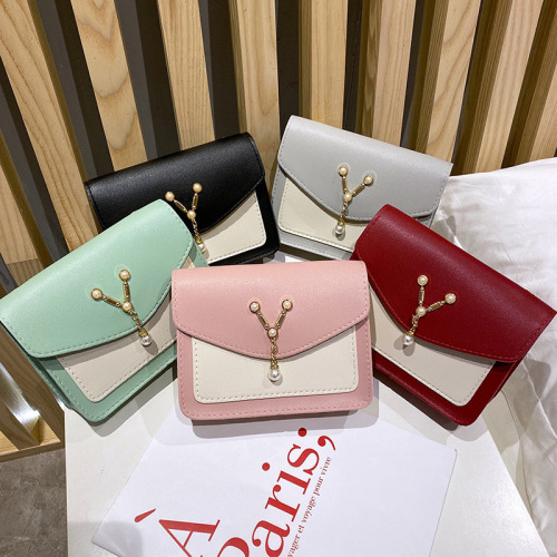 Spot Simple Shoulder Bag Western Style All-Matching Messenger Bag Female New Fashion one-Shoulder Portable Chain Small Square Bag