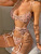 2022 New Lace Flower See-through Embroidery Sexy Sexy Lingerie Set