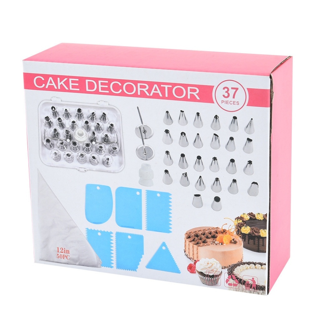 Stainless steel piping nozzle, piping cutter, piping bag, baking set pic 10