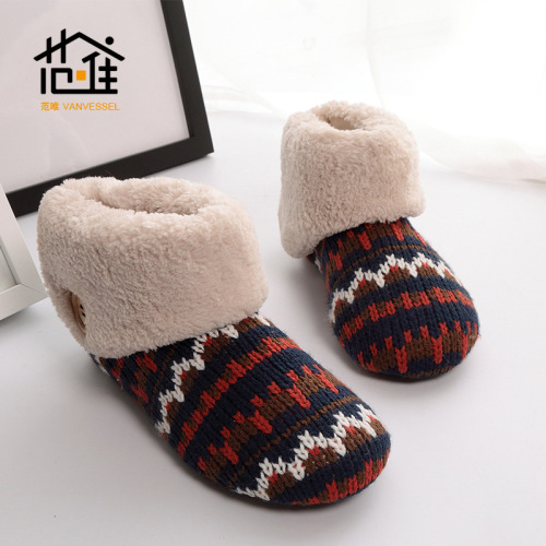 dormitory new women‘s warm cotton shoes wool thickened home cotton shoes