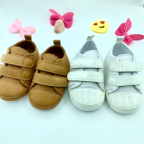 New Men‘s and Women‘s Baby Shoes Toddler Shoes Velcro 0-12 Months Baby Shoes Factory Self-Produced