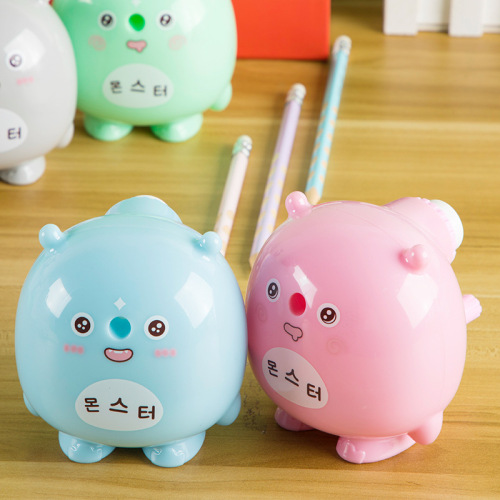 Youxiang Stationery YP-5803 Monster Baby Pencil Sharpener Student School Supplies Pencil Knife Hand-Cranked Pencil Sharpener