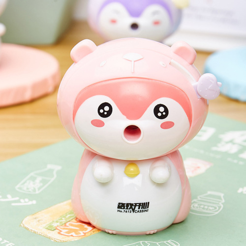 happy 7612 cute little fox pencil shapper student stationery exquisite gifts pencil sharpener wholesale cartoon penknife