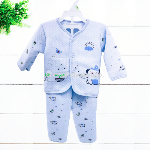 Spring Lady Autumn and Winter Polyester Newborn Baby Thermal Underwear Autumn and Winter Baby Suit Children‘s Clothing