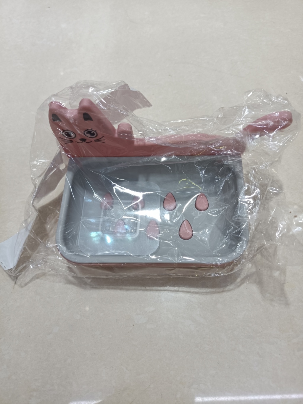 Little Yellow Duck double-layer draining soap cartoon creative household box, soap box, no need for drilling, wall-mounted bathroom rack pic 33