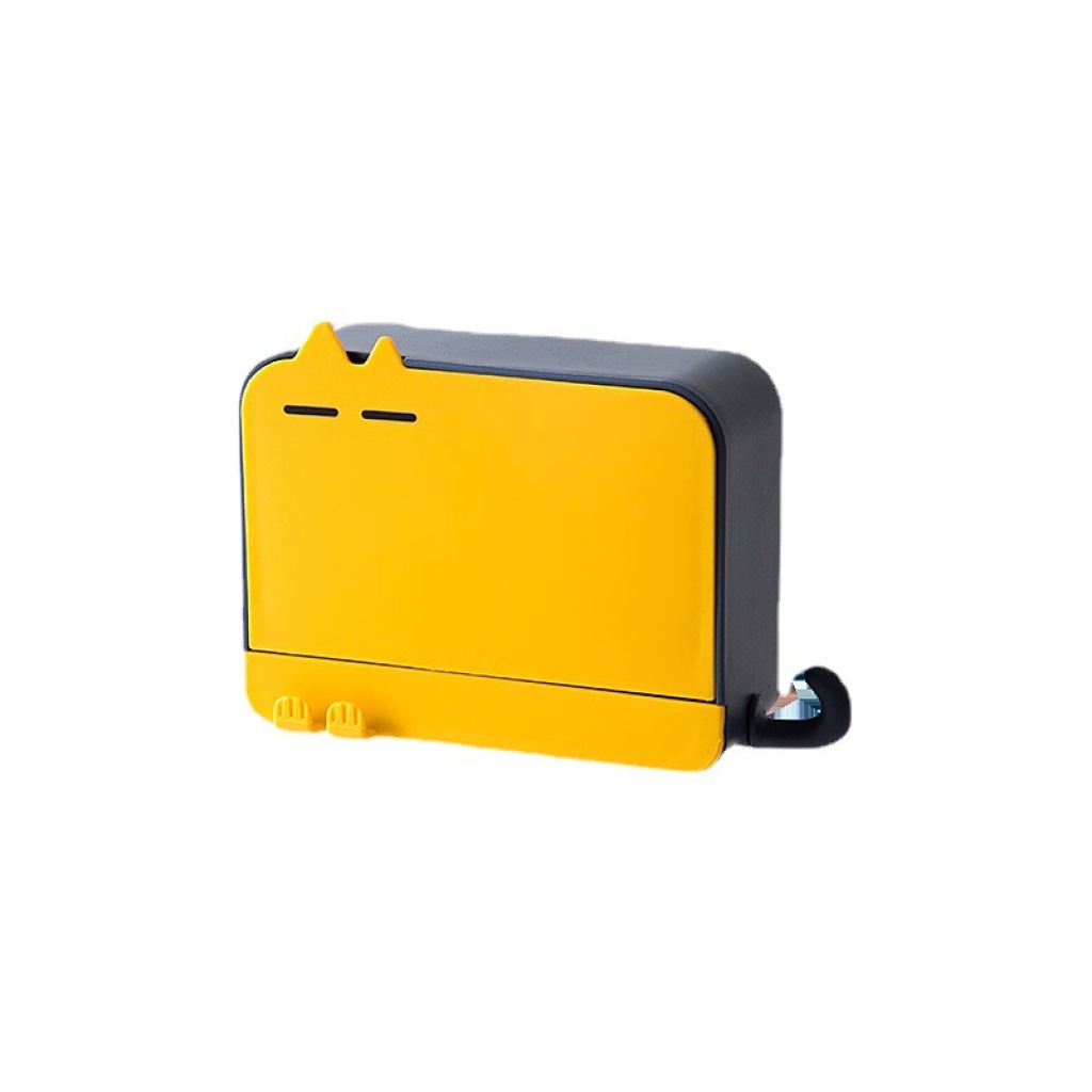 Wall-mounted soap box, small crocodile soap stand, no-drilling soap box, draining bathroom soap stand, wall-mounted soap box pic 16