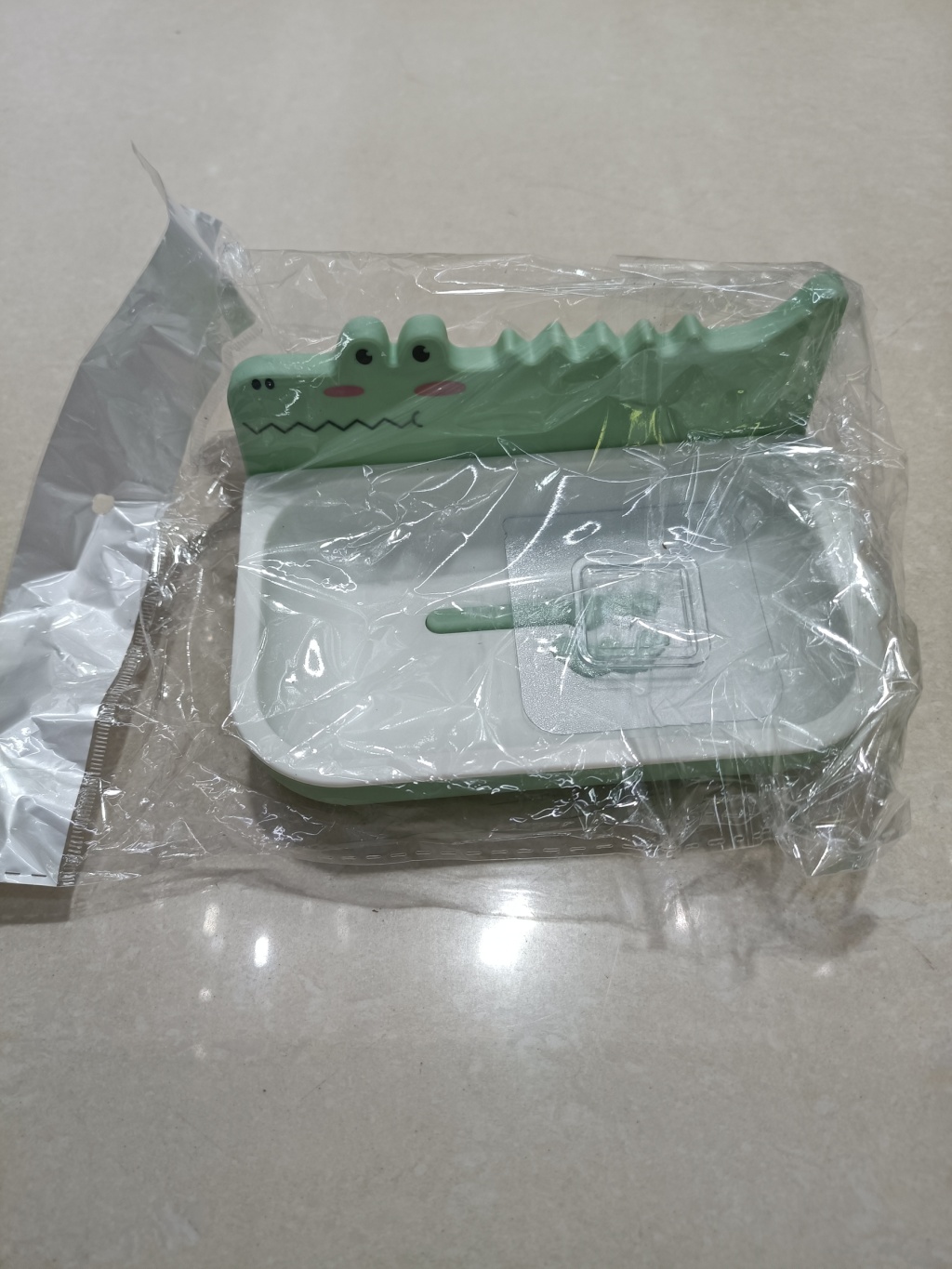 Double-layer soap box, soap rack, draining soap box without punching holes, plastic cartoon cute wall-mounted soap rack wholesale pic 12