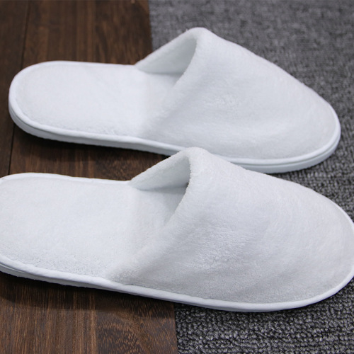 disposable slippers pull plush homestay hotel supplies white slippers factory direct sale wholesale slippers customization