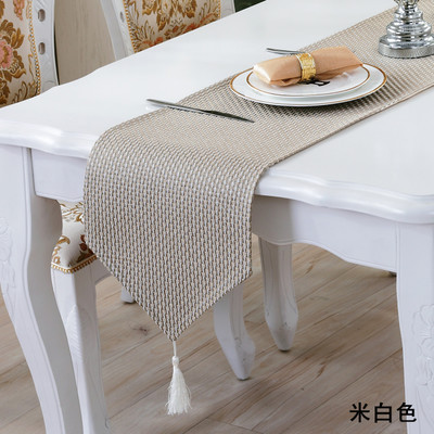 factory wholesale modern table runner plaid woven fashion plaid chinese table runner coffee table cloth table cloth