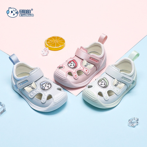 snow doll children‘s shoes 2022 summer new sandals closed toe children‘s shoes boys and girls soft-soled functional toddler shoes