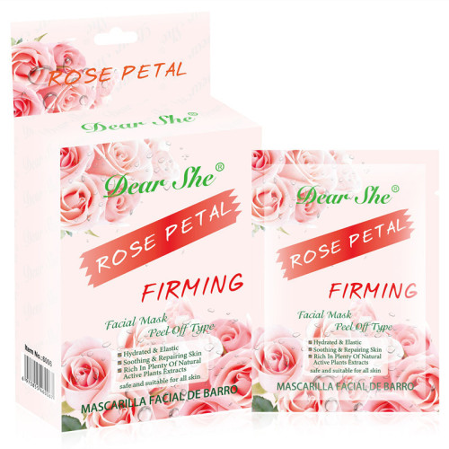 Dear She Exclusive for Cross-Border Clay Mask Facial Mask Moisturizing Rose Smear Mask English Foreign Trade Cleaning