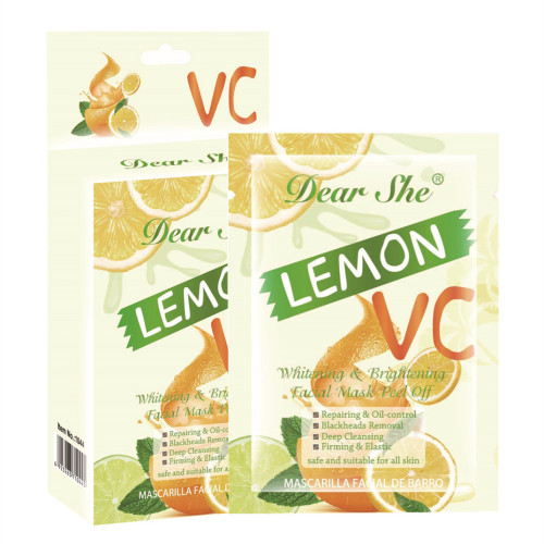 dear she fresh lemon moisturizing skin beauty tearing mask cleaning compound membrane pore acne cleanser cleansing pores