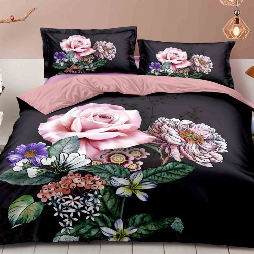 Four-Piece Bedding Set Heavy Weight 3D Polyester Fabric Export Hot Sale Bedding Wholesale