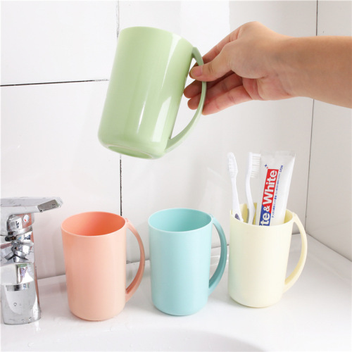 Simple Plastic Couple Toothbrush Mouthwash Cup Household Wash Cup Home Brushing Wash Cup Wholesale