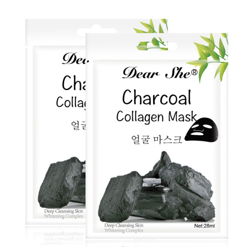 Cross-Border Dear She Bamboo Charcoal Silk Face Film Wholesale Factory Exclusively for Amazon AliExpress Shrimp Skin Net