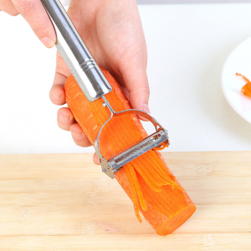 Double-Headed Smiling Face Multifunctional Stainless Steel Apple Peeler Fruit Peeling Knife Potato Grater Kitchen Gadget