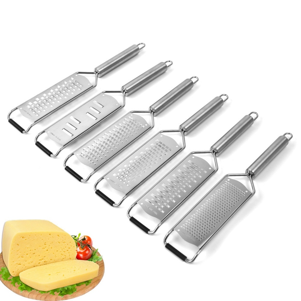 The manufacturer supplies stainless steel kitchen double-sided multi-functional grater, a small kitchen tool for grilling cheese, cheese and shredded potatoes pic 15