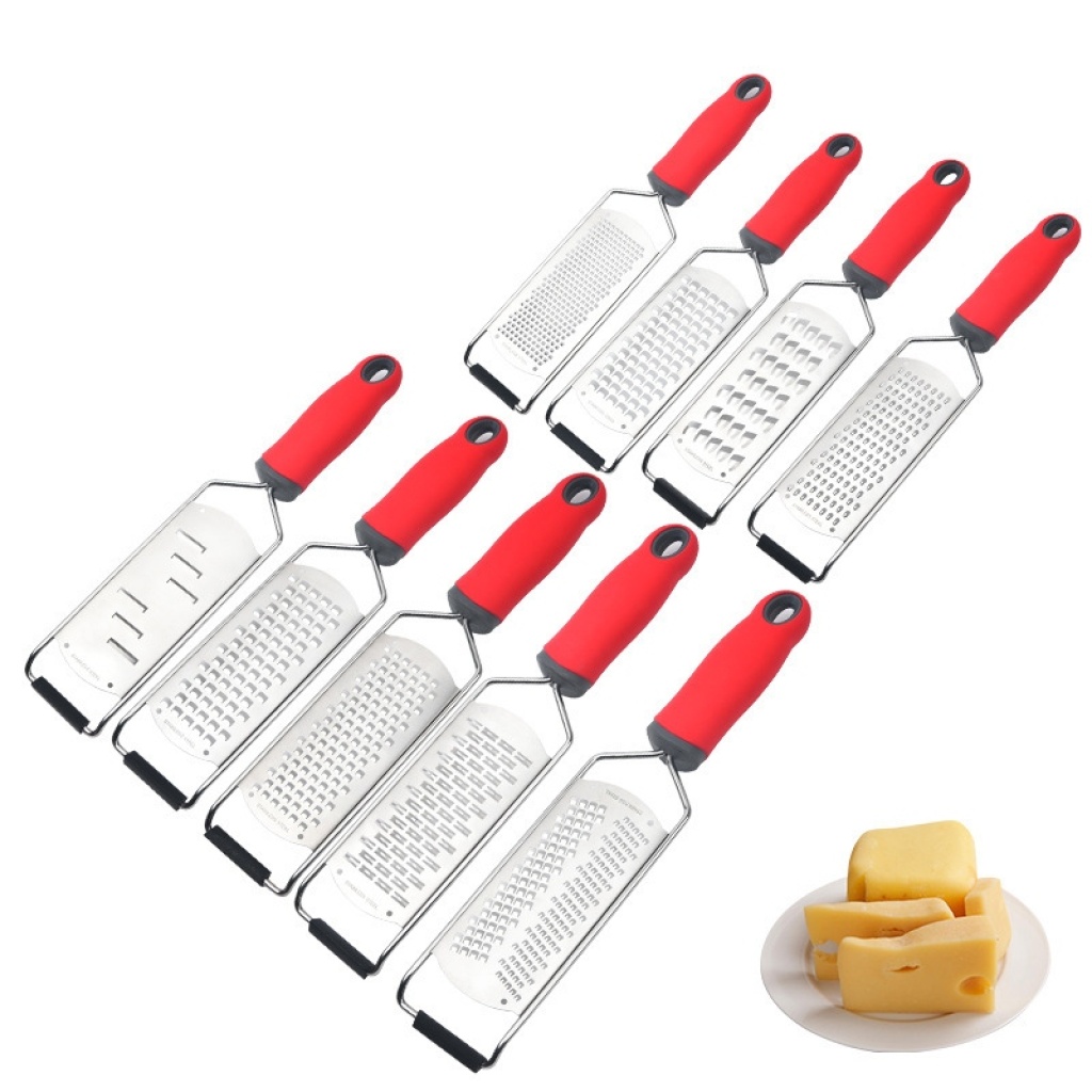 The manufacturer supplies stainless steel kitchen double-sided multi-functional grater, a small kitchen tool for grilling cheese, cheese and shredded potatoes pic 10