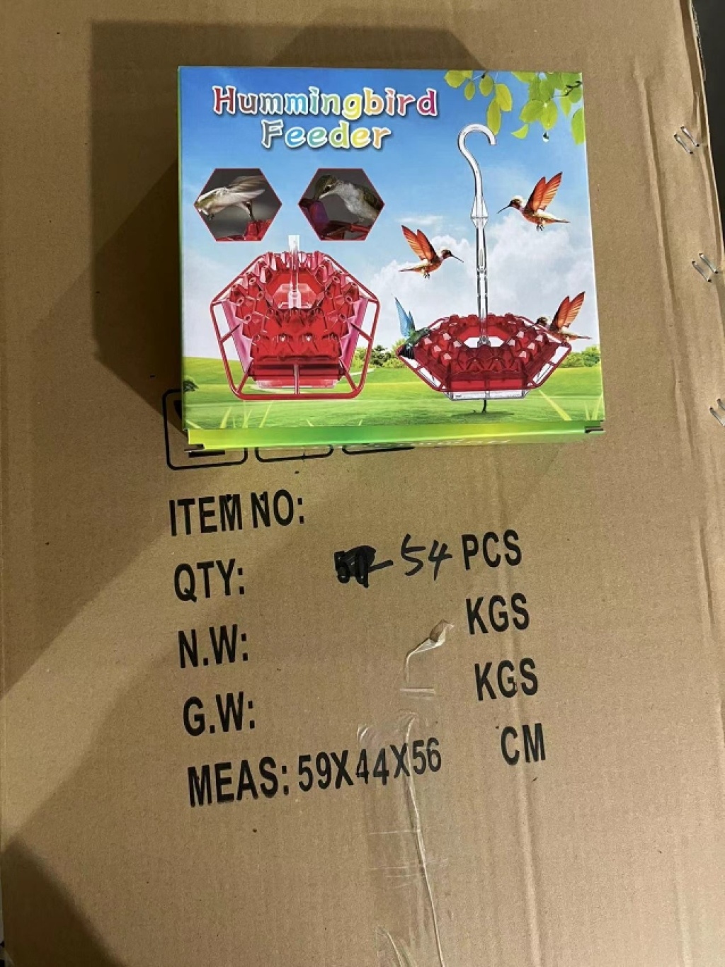 hummingbird feeder悬挂式六边蜂鸟喂鸟器喂食器wild bird feeder详情11