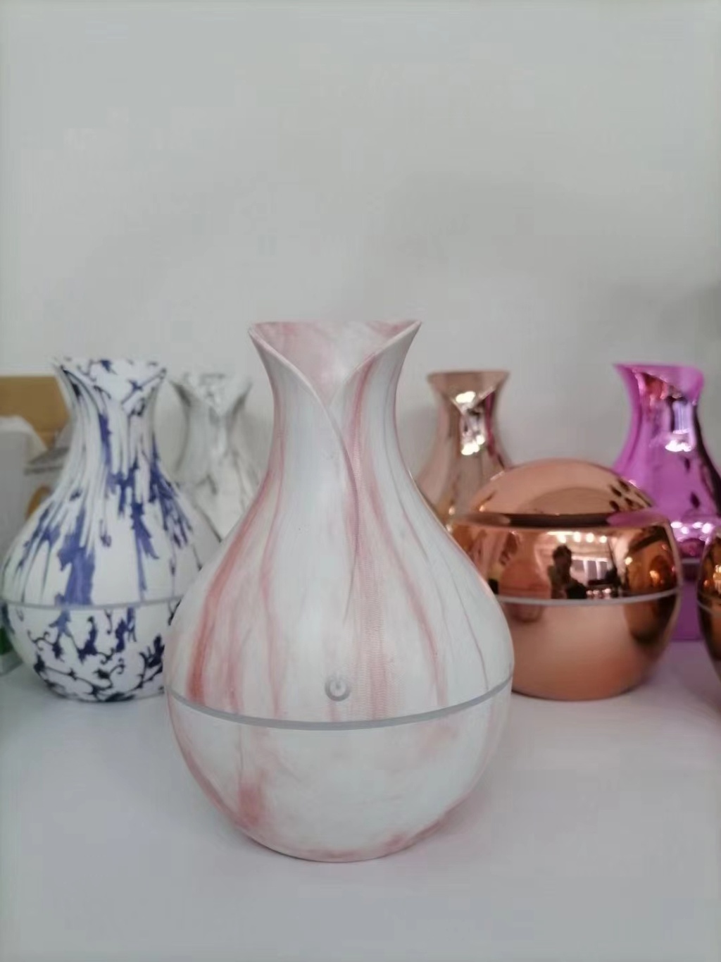 新品七彩永生花香薰机超声波3c认证直充香薰机加湿器详情14